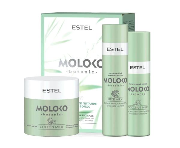 ESTEL Moloko botanic EMB/N2 Набор "Полезное питание для волос" (шампунь 250, маска 300, спрей 200)