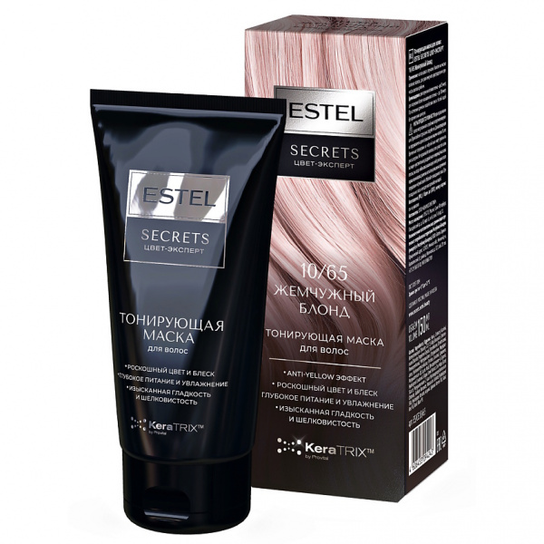 ESTEL SECRETS ЦВЕТ-ЭКСПЕРТ Тонирующая маска для волос 150мл  10/65 жемчужный блонд