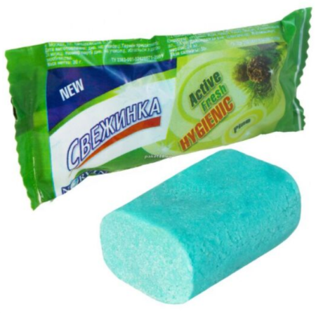 Чистящий блок для унитаза Свежинка лес (У-24)