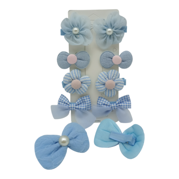 Набор зажимов для волос Уточка 10шт (У-10)