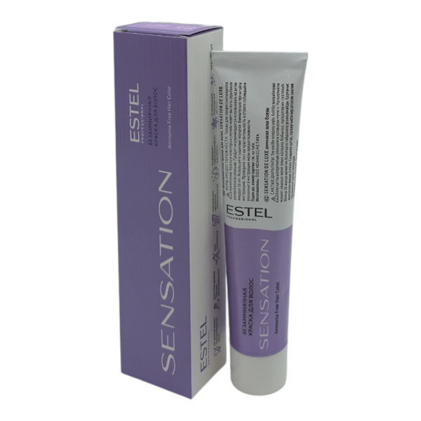 Professional DE LUXE Sensation  8/1 светло-русый пепельный 60мл
