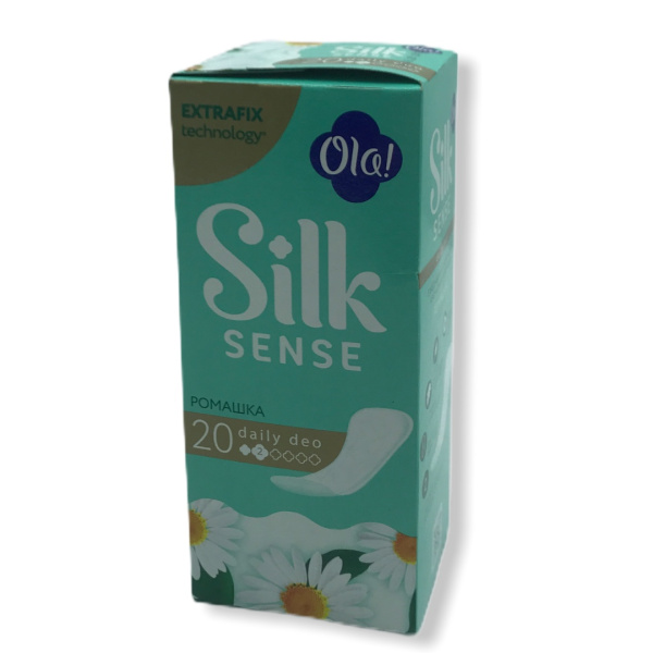 Прокладки ежедневные OLA! Silk Sense Daily Dео 20шт Ромашка (У-30) /50210/