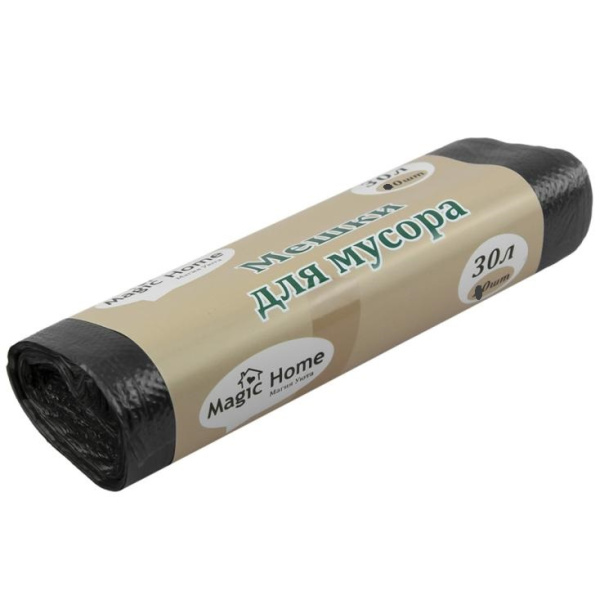 Мешки для мусора Magic Home  30л/30шт 5,5мкм (У-70)