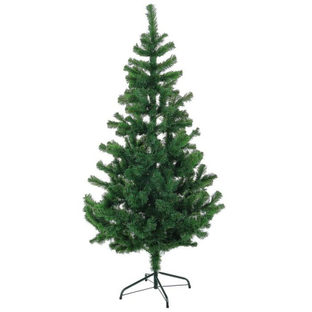 Елка 180см зеленая однотонная /600"/