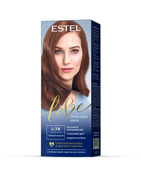 ESTEL LOVE 6/74 темный каштан