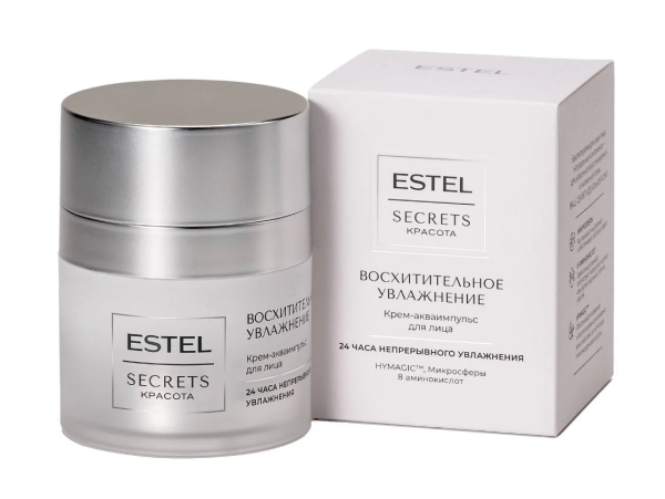ESTEL SECRETS Красота ES/K/KA50 Крем-акваимпульс для лица Восхитительное увлажнение 50мл