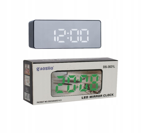 Часы настольные электронные 15*2,3*6см /DS3821L/