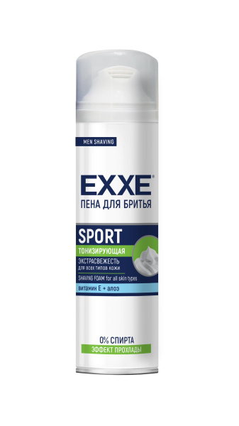 Пена для бритья EXXE SPORT ENERGY 200мл Cool Effect /С0006152/