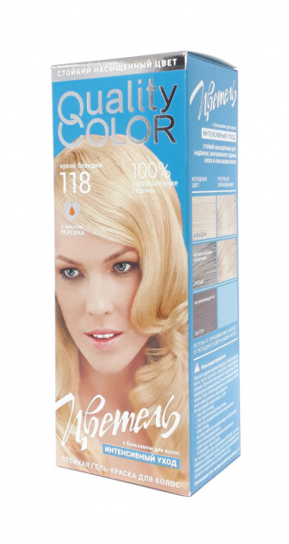 ESTEL ЦВЕТЕЛЬ Стойкая гель-краска 115мл №118 яркий блондин ESTEL ЦВЕТЕЛЬ Стойкая гель-краска 115мл №118 яркий блондин
