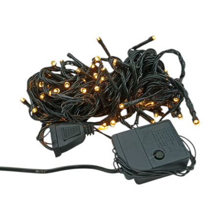 Гирлянда 80 ламп 9,0м шампань