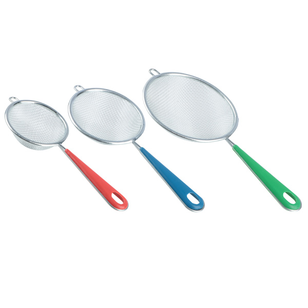 Сито набор 3шт металлическое с ручкой 1 ушко /BIL8477/