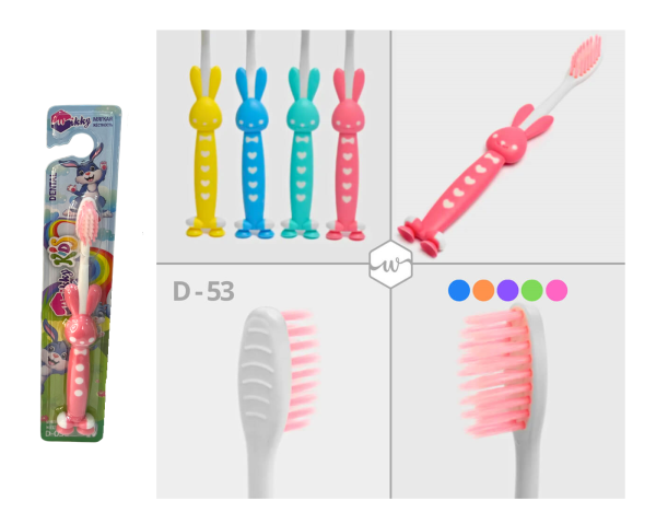 Зубная щетка Wikky D-053 зайчик (У-12)