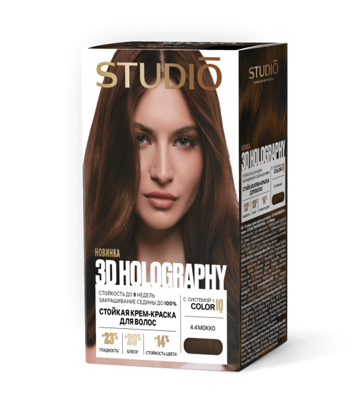 Крем-краска для волос Studio 4.4 мокко 15мл (У-6)