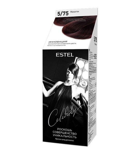 ESTEL CELEBRITY 5/75 махагон /011262/