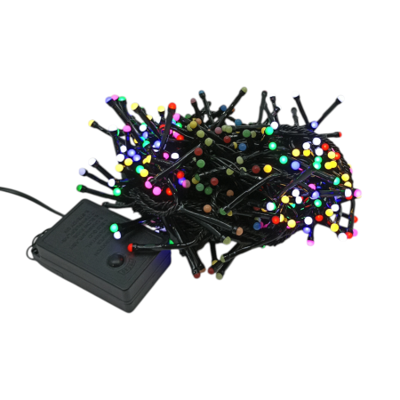 Гирлянда 300 ламп 10м цветная