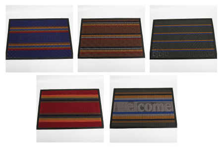 Коврик придверный 60*90см на резиновой основе
