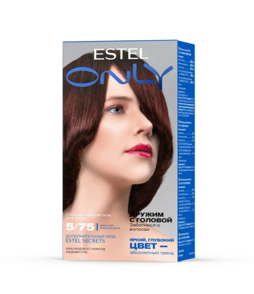 ESTEL ONLY 5/75 светлый шатен коричнево-красный