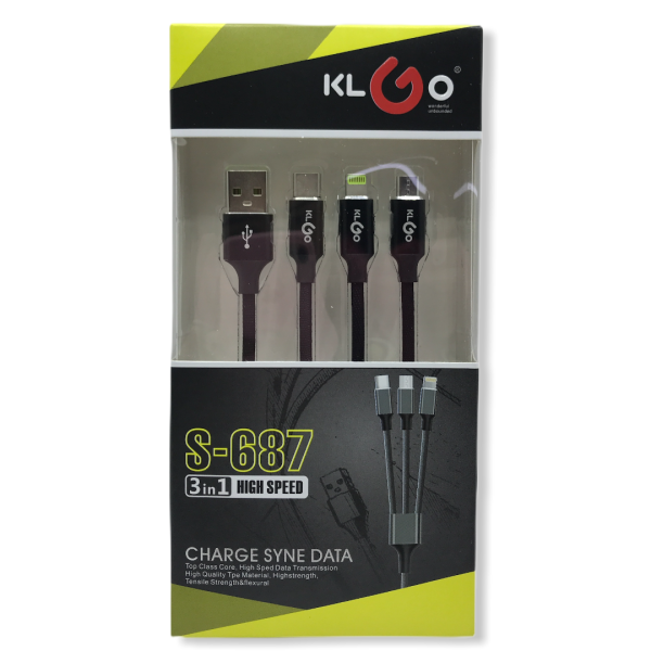 Кабель USB 3 в 1