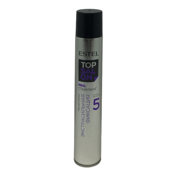 ESTEL TOP SALON PRO.СТАЙЛИНГ ETS/L5/400 Лак для волос экстрасильная фиксация 400мл