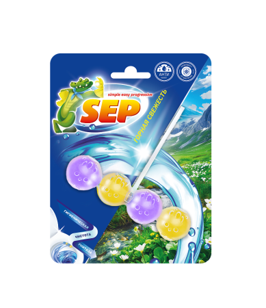 Чистящий блок для унитаза SEP 50г Горная свежесть (У-10)
