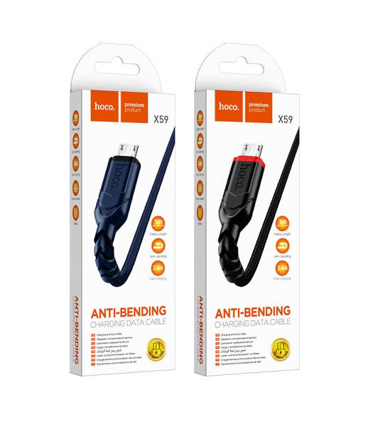 Кабель USB-micro 2,4A 2м /X59/