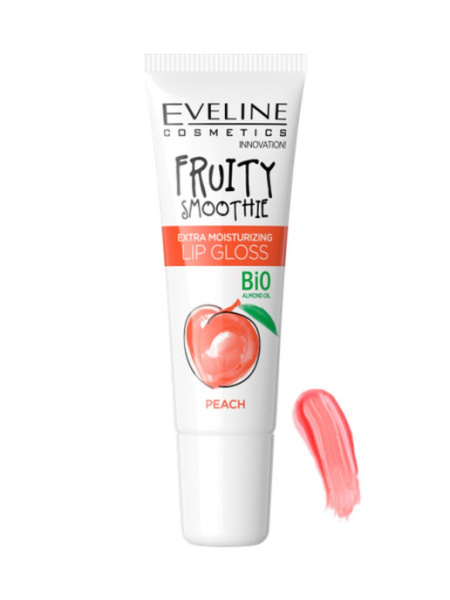 Блеск для губ Eveline Fruity Smoothie 12мл персик (У-3/24)