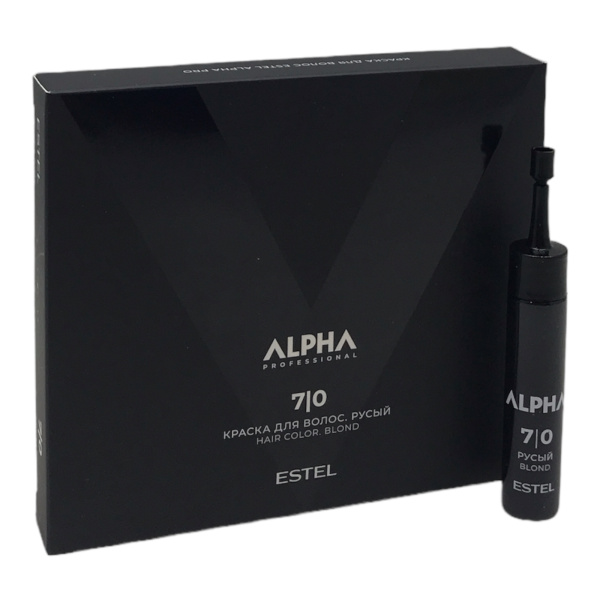 Estel ALPHA PRO A/HC7/0 Краска для волос 7/0 русый 10мл (У-5/50) 
