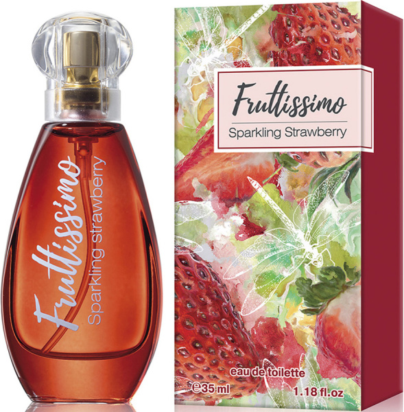 Т/вода женская  35мл Fruttissimo Sparkling Strawberry