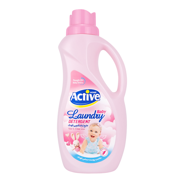 Гель для стирки ACTIVE для детского белья универсальный 1.5л Розовая пудра (У-9)