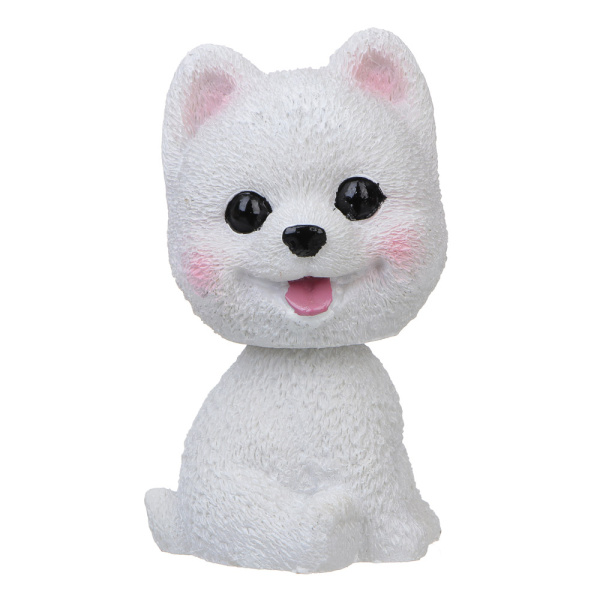 Собака на панель Шпиц, качающая головой Ермак Собака на панель Шпиц, качающая головой Ермак