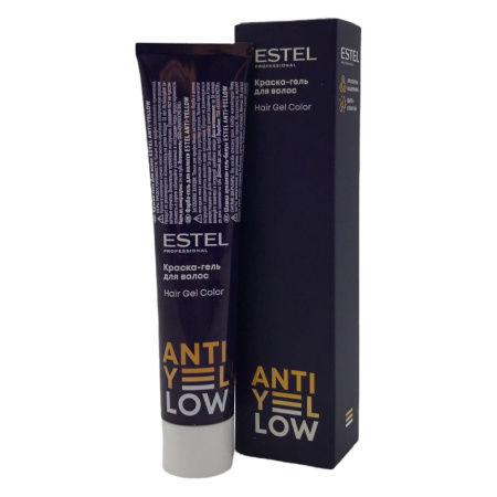 ESTEL ANTI-YELLOW AY/65 Краска-гель для волос фиолетово-красный нюанс  60мл