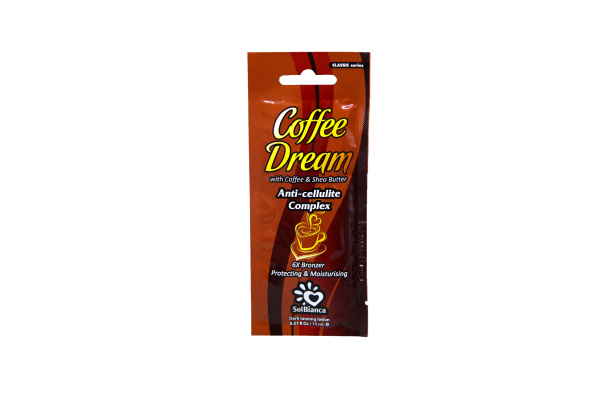 Крем SolBianca 15мл Coffee Dream с маслом кофе, маслом Ши и бронзаторами