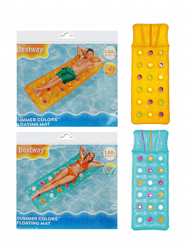 Матрас надувной 188*71см Микс Bestway (У-12) /100434/43014/