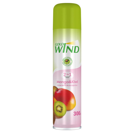 Освежитель воздуха Gold Wind 300мл Mango & Kiwi (У-12)