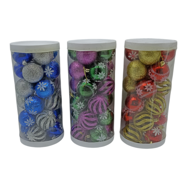 Набор игрушек для елки 24шт /2546-54/