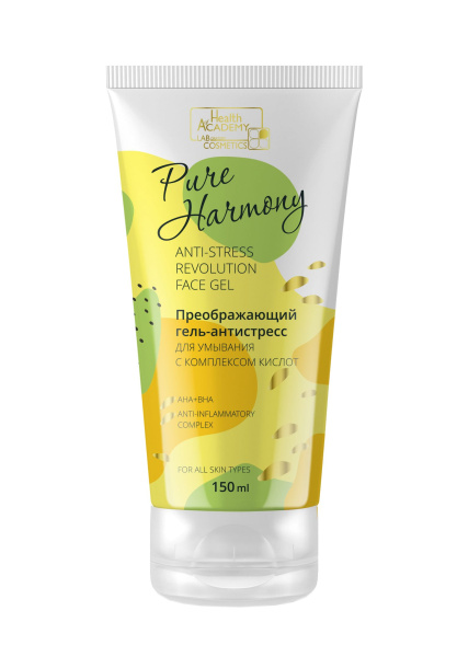 Гель-антистресс для умывания Pure Harmony 150мл с комплексом кисло (У-15)