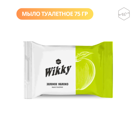 Мыло Wikky 75г Зелёное яблоко (У-90)