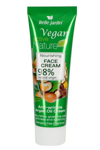 Крем для лица B.J.Active Nature Vegan  85мл Питательный от морщин + упругость кожи  аргановое масло