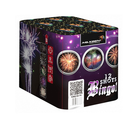 Батарея салютов Bingo! (1"х12) /18/1/
