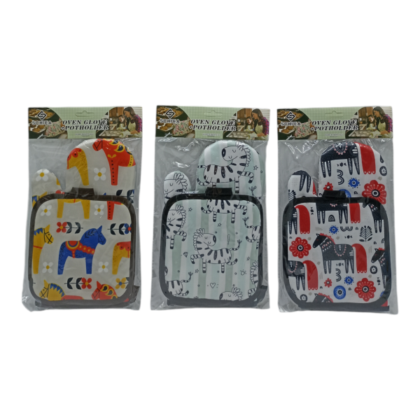 Кухонный комплект (прихватка, варежка)