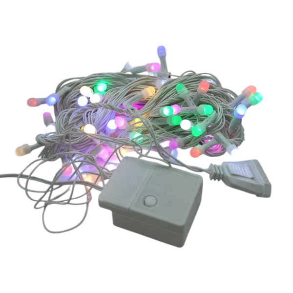 Гирлянда 80 ламп 9,0м цветная