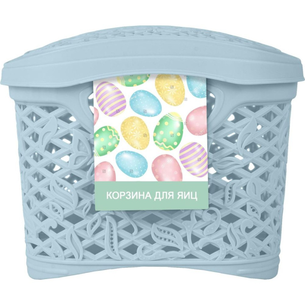 Корзина для яиц 3,3л с крышкой Sugar&Spice Весенняя нежность