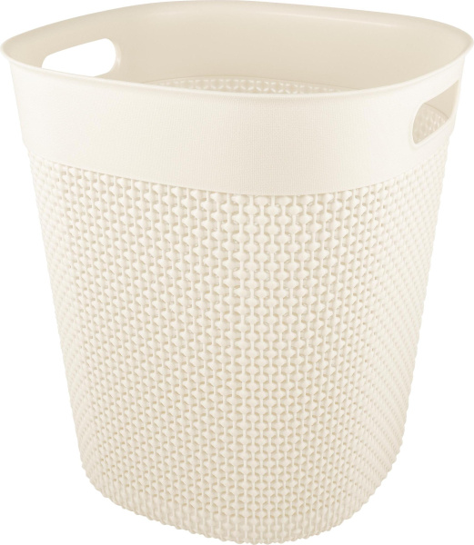 Корзина для бумаг 16л Oslo молочный туман