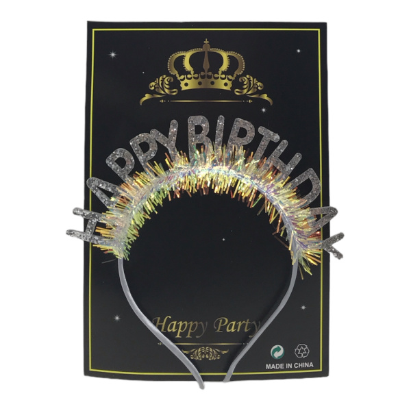 Ободок карнавальный "Happy Birthday"