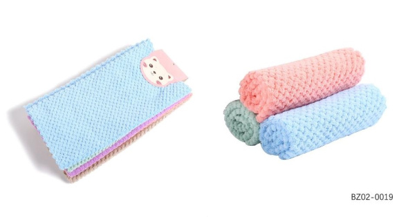 Набор салфеток для уборки  3шт 30*30см микрофибра (У-12/240)