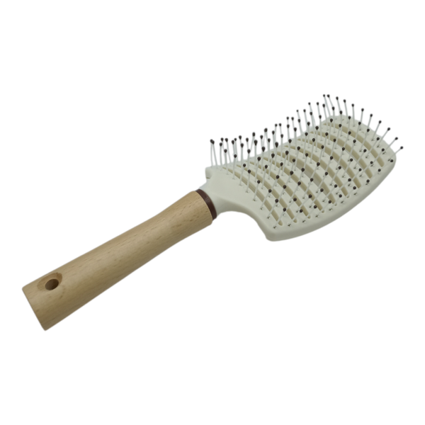 Щетка для сушки волос 24см белая /9568/ (У-24) Щетка для сушки волос 24см белая /9568/ (У-24)