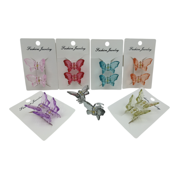 Набор крабов для волос 2шт Бабочка (У-12) Набор крабов для волос 2шт Бабочка (У-12)